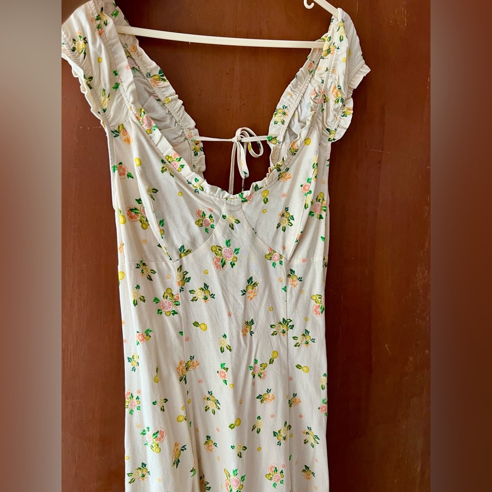Free People Like a Lady Printed Mini Dress – Size Small, Linen Blend - Picture 13 of 16
